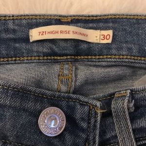 Levi’s High Rise Skinny Jeans